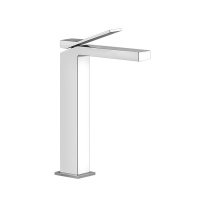 Gessi Rettangolo K смеситель для раковины на 1 отверстие, излив 128мм, цвет: хром - Gidratop.ru изображение