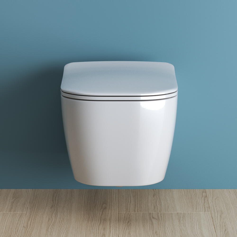 Унитаз подвесной безободковый BelBagno GENOVA BB1102CH/BB1102SC - Gidratop.ru изображение