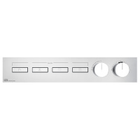Gessi Hi-Fi термостат для душа, с включением до 4 источников одновременно (внешняя часть), цвет: хром - Gidratop.ru изображение