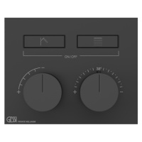 Gessi Hi-Fi термостат для душа, с включением до 2 источников одновременно (внешняя часть), цвет: Black XL