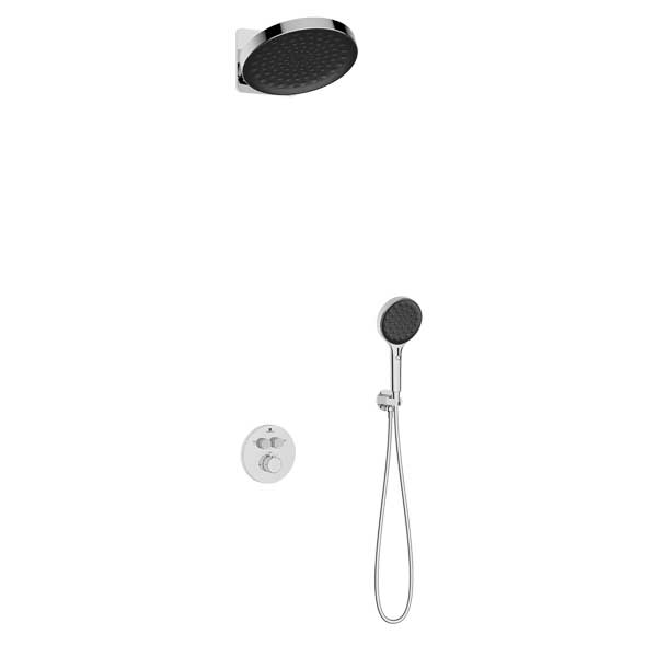 Душевой комплект Inspire VSFW-3I22MT3CH встраиваемый, термостатический, двухрежимный, хром - Gidratop.ru изображение