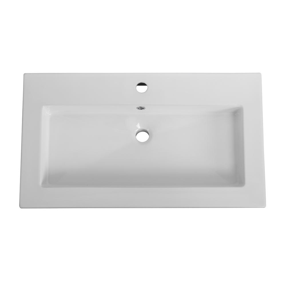 Керамическая раковина CZR-8070-75, 760x460x140 - Gidratop.ru изображение