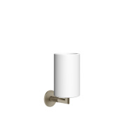 Gessi Anello стакан настенный белый, цвет Finox Brushed Nickel - Gidratop.ru изображение