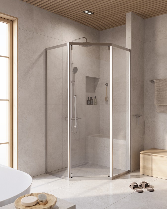 Душевой уголок CEZARES RELAX-304-P-1-100-C-CR - Gidratop.ru изображение