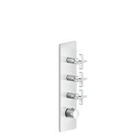 GESSI INCISO встраиваемый термостатический смеситель на 3 источника, резьба 3/4 (внешние части), цвет: хром