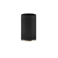 GESSI INCISO стакан настольный, цвет: черный/finox - Gidratop.ru изображение
