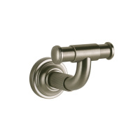 GESSI VENTI20 крючок двойной, цвет Finox Brushed Nickel - Gidratop.ru изображение