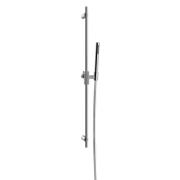 Gessi Ingranaggio штанга в комплекте с душевой лейкой легкой очистки, шланг 1,50 м, цвет: хром - Gidratop.ru изображение