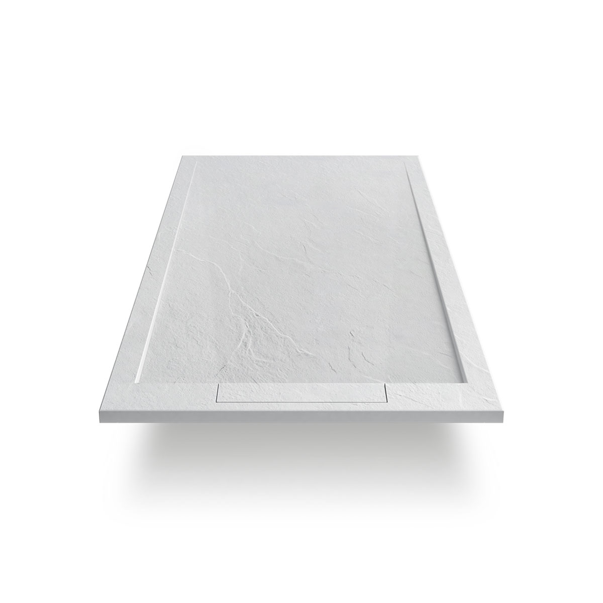 Поддон для душа из искусственного камня VST-4SRL8010W,1000*800*25, белый матовый - Gidratop.ru изображение