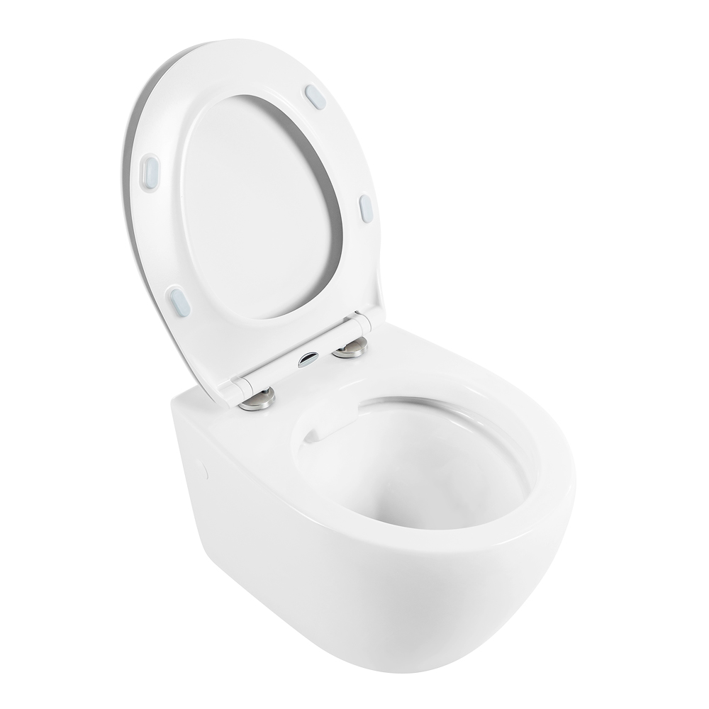 Унитаз подвесной безободковый BelBagno PROSPERO BB507B/BB2020SC - Gidratop.ru изображение