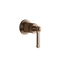 GESSI VENTI20 смеситель встраиваемый, однорычажный, внешняя часть, цвет Copper Brushed PVD - Gidratop.ru изображение