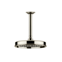 GESSI VENTI20 верхний душ Oslash;200 мм., с потолочным держателем 288 мм., цвет Nickel PVD - Gidratop.ru изображение