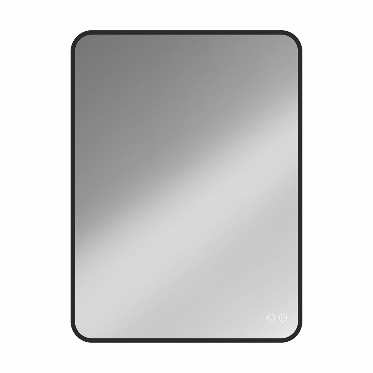 Зеркало LED VLM-3VC500B-2 500х700 c сенсорным выключателем и диммером, антизапотевание - Gidratop.ru изображение