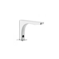 GESSI RILIEVO смеситель для раковины, электронный, с кран-фильтром для регулировки температуры и напора воды, цвет хром - Gidratop.ru изображение