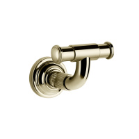 GESSI VENTI20 крючок двойной, цвет Brass PVD - Gidratop.ru изображение