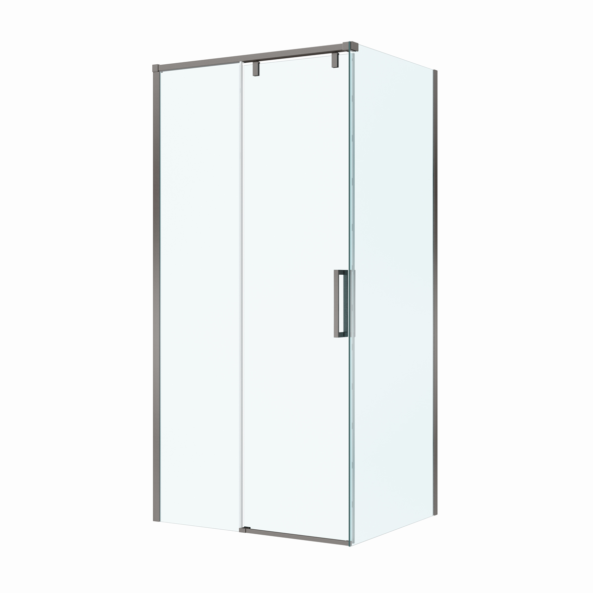 Душевой уголок BelBagno SOFT_CLOSE-1-AH-1-100/90-C-GM - Gidratop.ru изображение