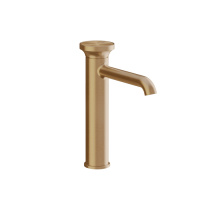 GESSI ORIGINI смеситель для раковины H=247мм однорычажный, в компл с отделочной вставкой, цвет Warm Bronze Br. PVD - Gidratop.ru изображение
