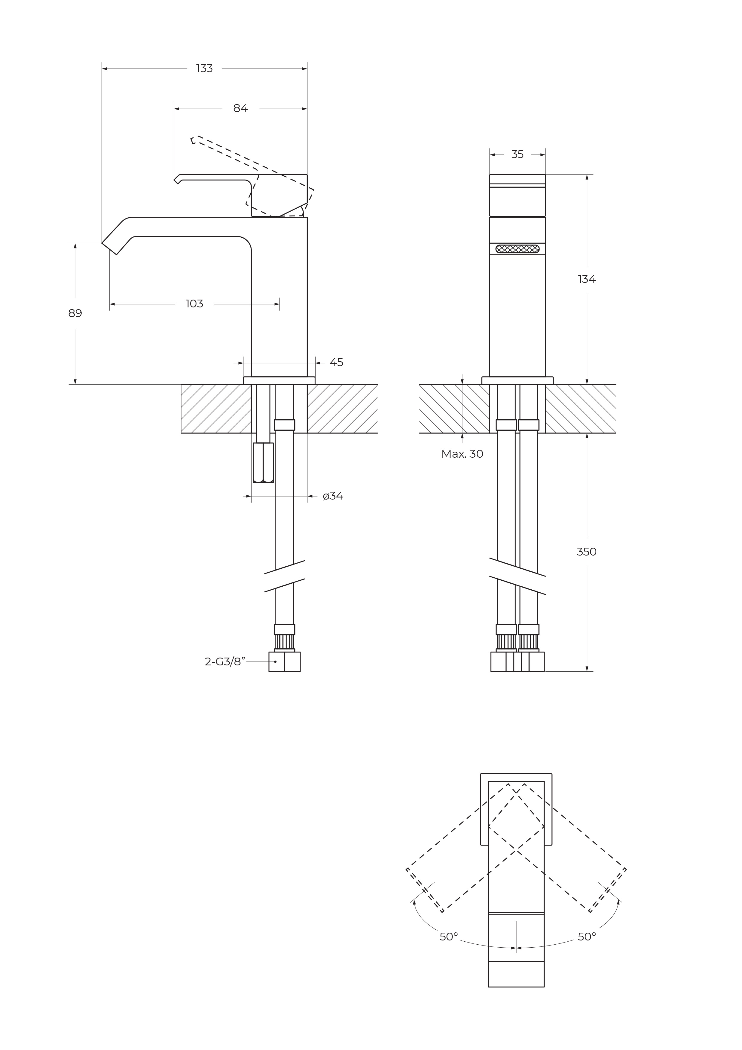 PORTA-LS1-SS Смеситель для раковины однорычажный, с донным клапаном, исполнение sunset - Gidratop.ru изображение