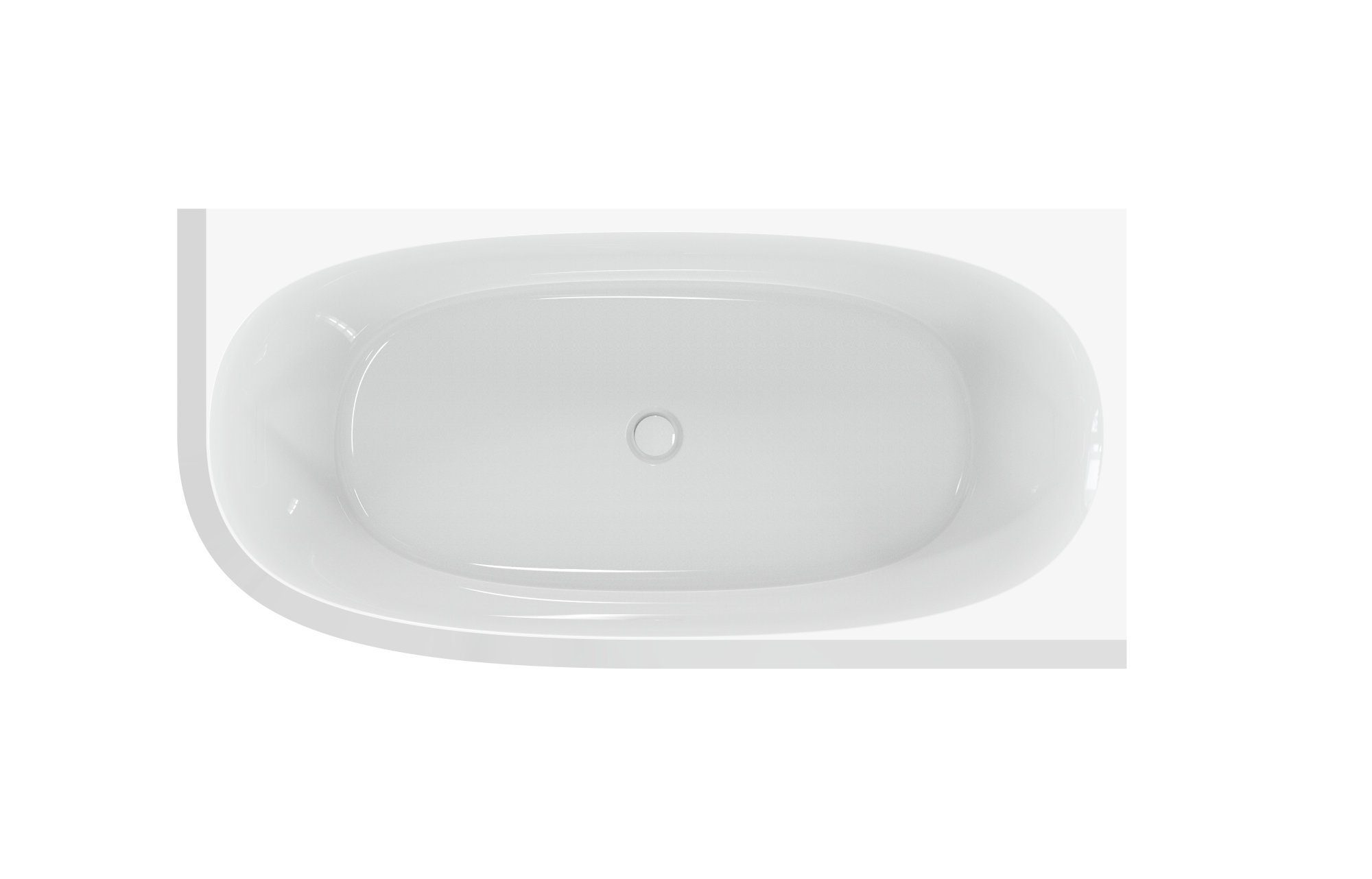 Акриловая ванна угловая правосторонняя CEZARES CZR-LUX-CORNER-165-80-58-R - Gidratop.ru изображение