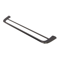 LINER-THD-60-GM Полотенцедержатель двойной 60 см, исполнение оружейная сталь - Gidratop.ru изображение