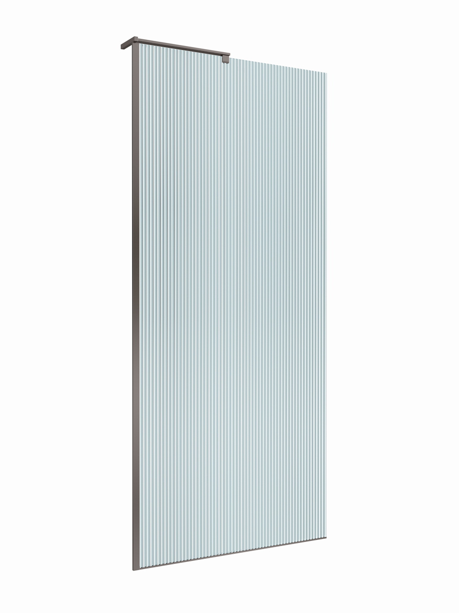 Душевая перегородка BelBagno UNO-L-1-TB-90-FL-GM - Gidratop.ru изображение