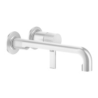 GESSI INCISO встраиваемый смеситель для раковины с изливом 264-234мм (внешние части), цвет: хром
