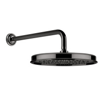 GESSI VENTI20 верхний душ Oslash;328 мм., с настенным держателем 389 мм., цвет Black Metal PVD