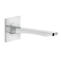 GESSI Rilievo настенный излив на 1/2, комбинируемый с удаленным управлением (не входит в комплект)., цвет: хром - Gidratop.ru изображение