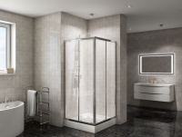 Душевой уголок BelBagno DUE-A-2-90-C-Cr - Gidratop.ru изображение