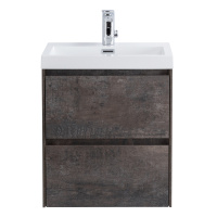 PIETRA MINI База под раковину подвесная с двумя выкатными ящиками PIETRA MINI-500-2C-SO-PT, Stone 494x395x535