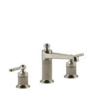 GESSI VENTI20 смеситель для раковины на 3 отверстия, высота излива 98 мм., в комплекте с донным клапаном, цвет Finox Brushed Nickel