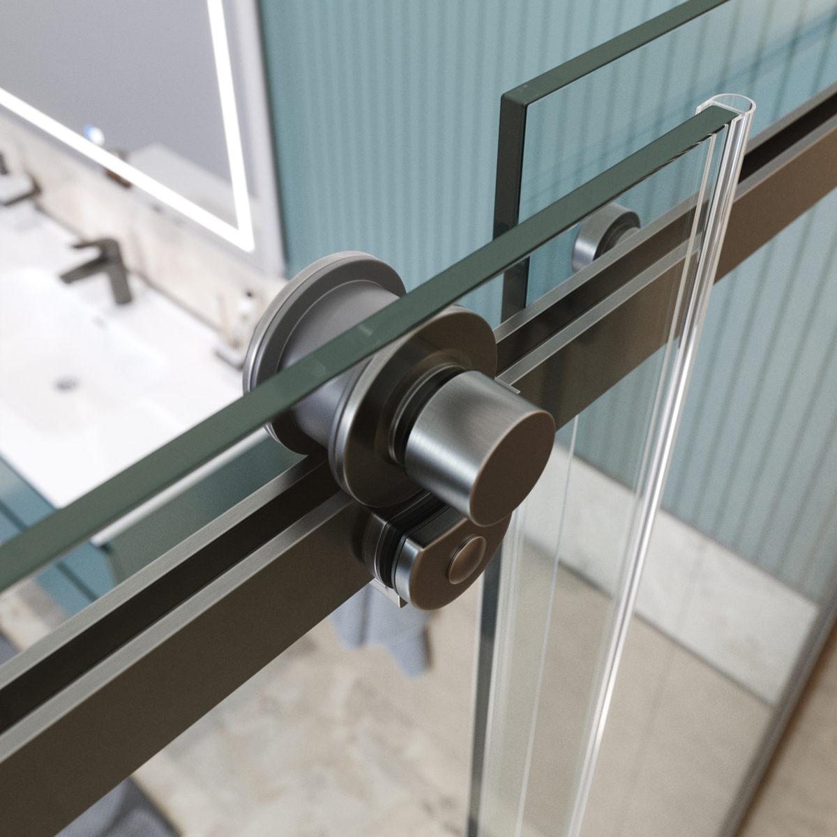 Душевой уголок BelBagno SOFT_CLOSE-2-A-1-100-C-GM - Gidratop.ru изображение
