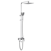 Душевая стойка ABBER Daheim AF8216 с изливом, хром - Gidratop.ru изображение
