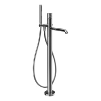 GESSI HABITO INTRECCIO смеситель для ванны напольный, однорычажный, цвет хром - Gidratop.ru изображение