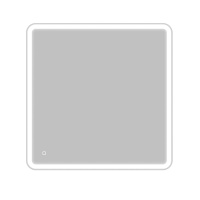 Зеркало с встроенным светильником и сенсорным выключателем SPC-MAR-800-800-LED-TCH, 12W, 220-240V, 800x30x800
