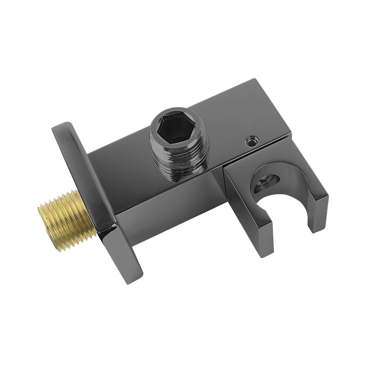 Душевой комплект VSFW-321MT1GM встраиваемый, термостат, двухрежимный, вороненая сталь - Gidratop.ru изображение