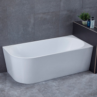 Ванна акриловая Vincea VBT-402-1700R, 1700*800*580, цвет белый, правая, слив-перелив в комплекте - Gidratop.ru изображение