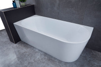 Ванна акриловая Vincea VBT-402-1700L, 1700*800*580, цвет белый, левая, слив-перелив в комплекте - Gidratop.ru изображение
