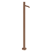 GESSI HABITO TRAME смеситель для раковины напольный, однорычажный, цвет Copper Brushed PVD - Gidratop.ru изображение