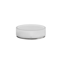 GESSI 316 мыльница настольная, цвет: белый/steel brushed - Gidratop.ru изображение