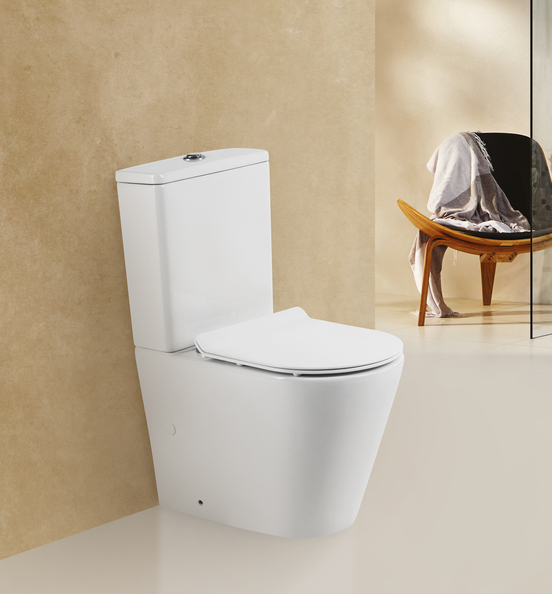 Унитаз-компакт безободковый со смывом TORNADO BelBagno FLAY-TOR BB2149CP-TOR/BB2149T/BB2111SC - Gidratop.ru изображение