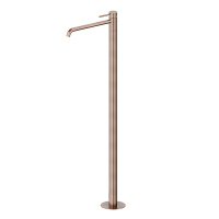 Newform X-STEEL 316 Смеситель для раковины напольный, излив 280мм, наружная часть, (для 27819) цвет: PVD Brushed copper bronze