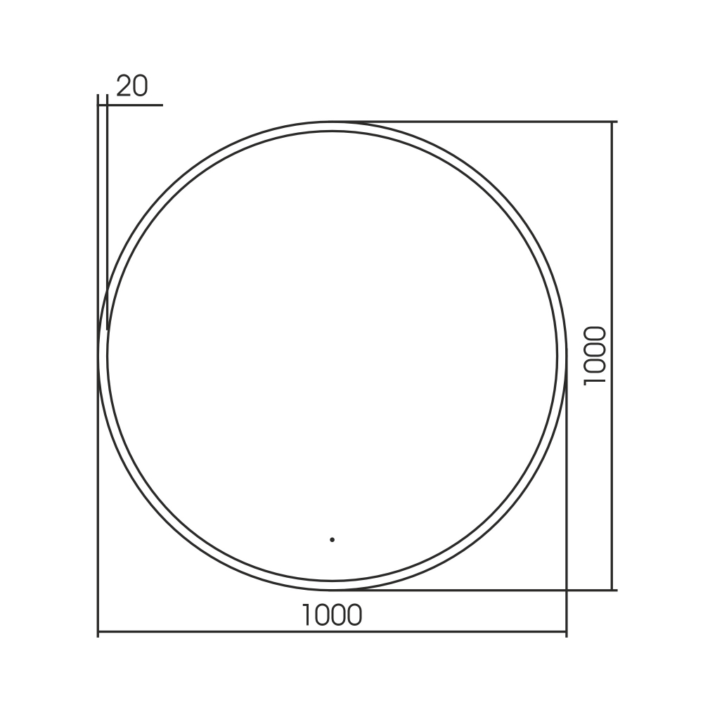 Зеркало ABBER Mond AG6204SCGL-1.0 с подсветкой, бесконтактный выключатель, диммер, золото - Gidratop.ru изображение