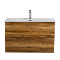MARINO-CER-MINI База под раковину подвесная с двумя выкатными ящиками, Rovere Rustico, 696x390x500, MARINO-CER-MINI-700-2C-SO-RR-P