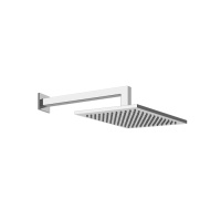 Gessi Emporio shower верхний душ для настенного крепления, поворотная, с защитой от известкового налёта, цвет: Chrome - Gidratop.ru изображение
