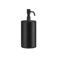 GESSI VENTI20 дозатор для жидкого мыла настольный, цвет черный, фурнитура Aged Bronze - Gidratop.ru изображение