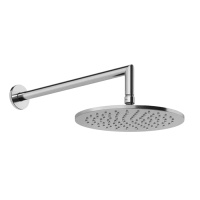Gessi Anello/Ingranaggio верхний душ для настенного крепления, поворотная с шарниром, D250 мм, цвет хром - Gidratop.ru изображение