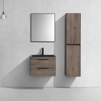База под раковину Chiara 2D 600 подвесная, 2 выкатных ящика soft-close, R.Oak - Gidratop.ru изображение