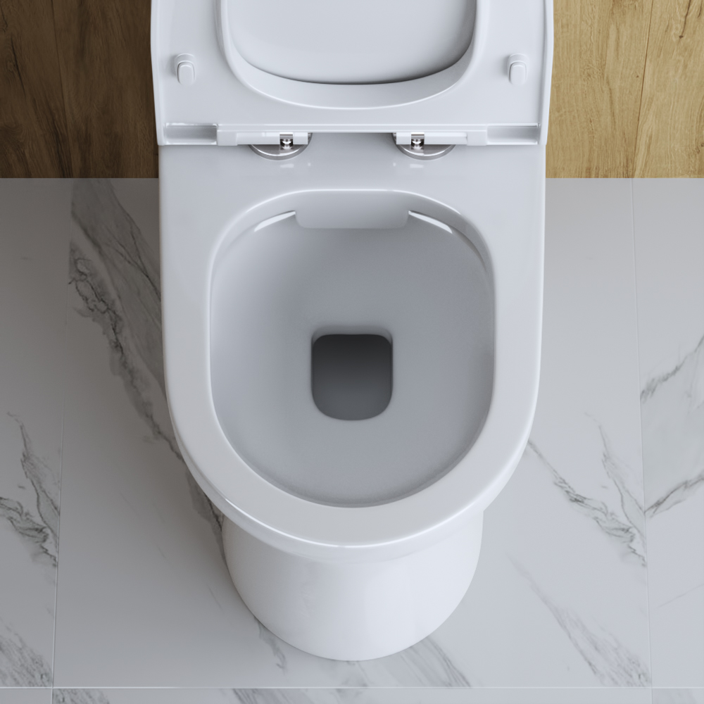 Унитаз-компакт безободковый BelBagno STEAM BB130CPR/SC/BB130T - Gidratop.ru изображение