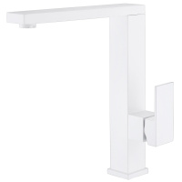 Смеситель ABBER Daheim AF8214W для кухни, белый - Gidratop.ru изображение